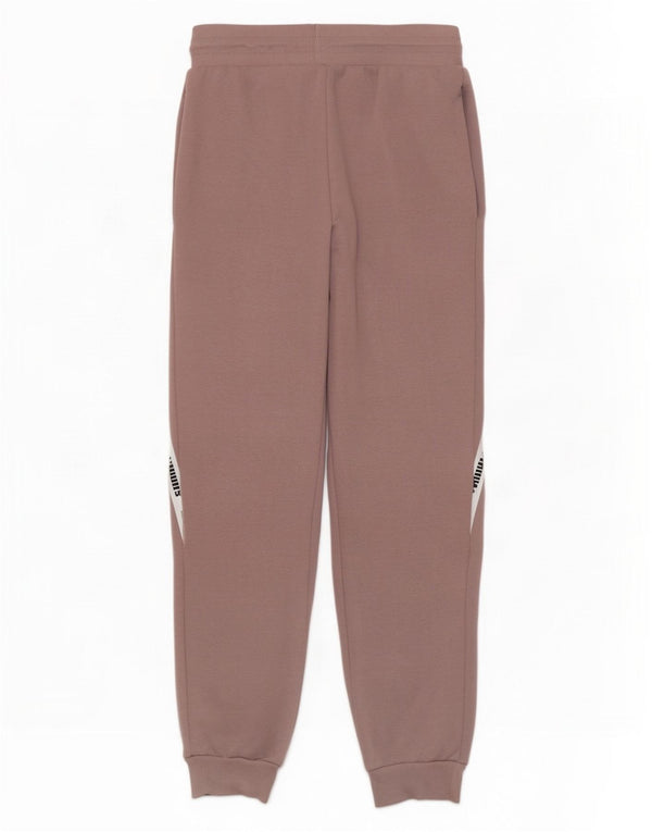 Pantaloni da tuta con grafica da donna Puma Joggers UK 10 Small Pink Colourblock