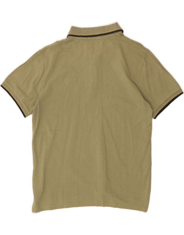 TRUSSARDI Mens Polo Shirt Medium Green Cotton Vintage Trussardi and Second-Hand Trussardi from Messina Hembry 