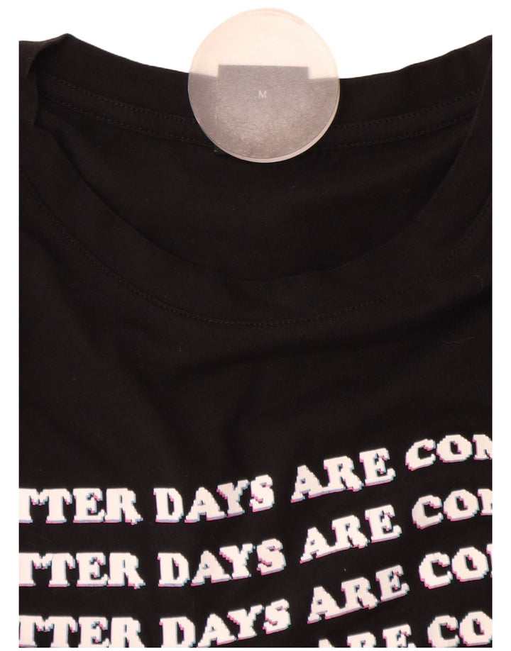 T-shirt grafica da uomo Hugo Boss Top in cotone nero medio