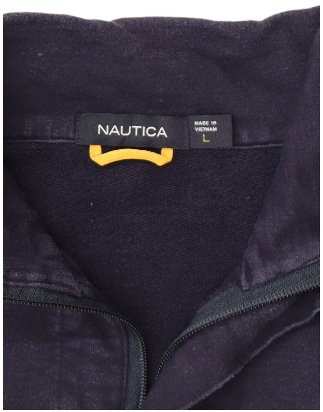 Felpa grafica da uomo Nautica Maglione grande bianco color block