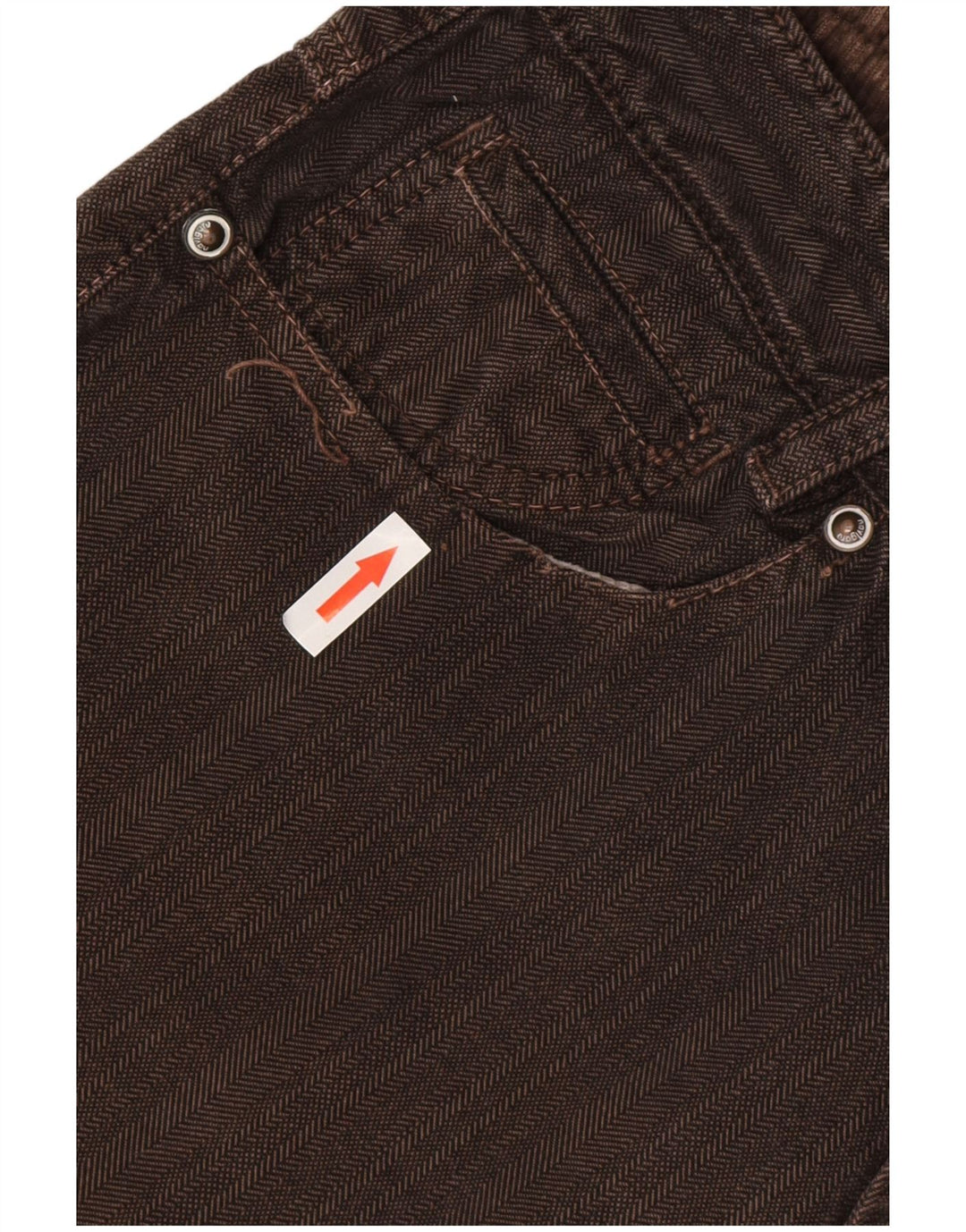 Jeans dritti da uomo NAVIGARE IT 46 Small W29 L26 Cotone marrone