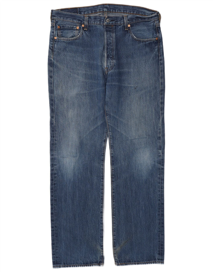 Levi's Uomo 501 Jeans dritti W36 L32 Blu