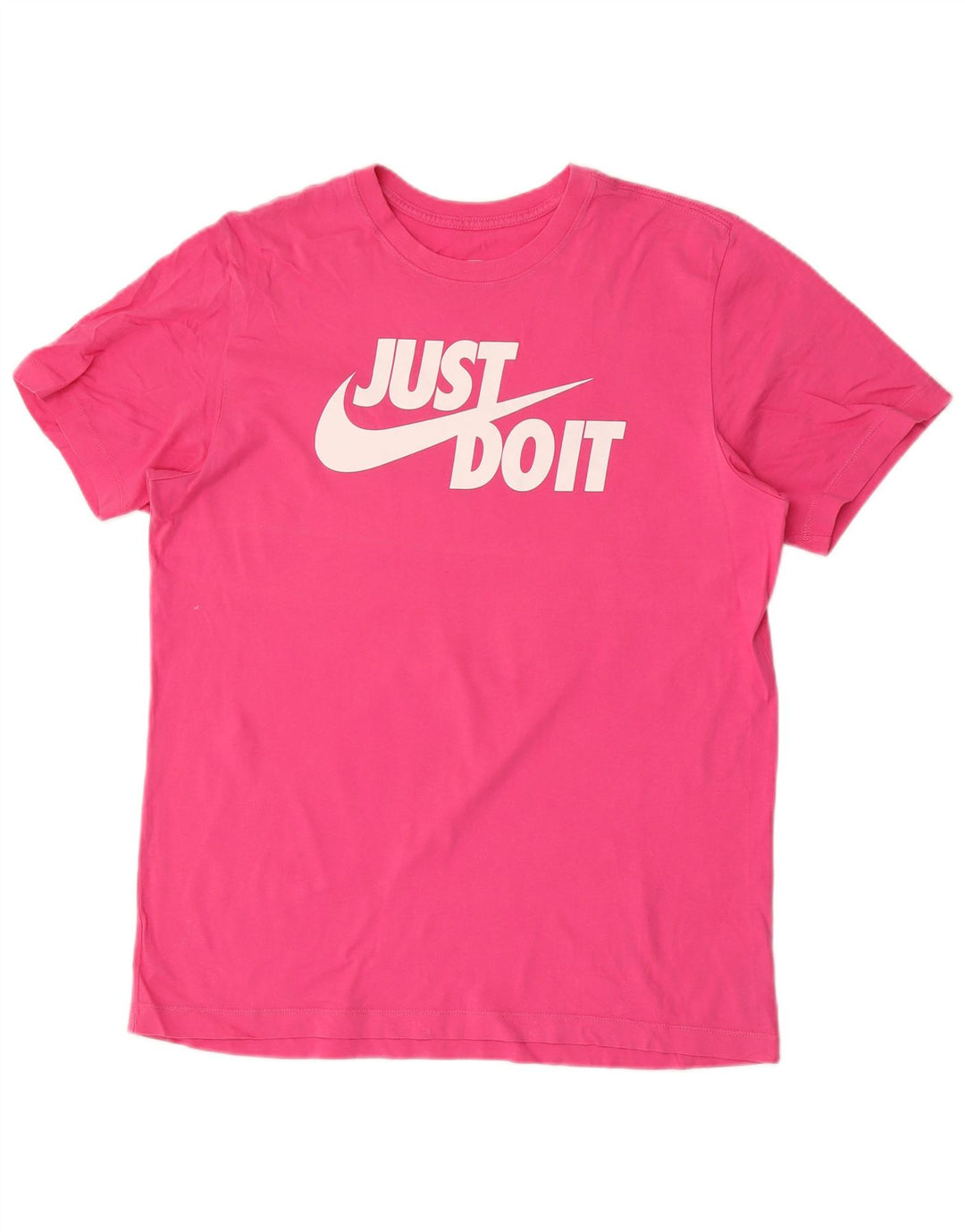 T-shirt grafica da uomo NIKE Top grande in cotone rosa