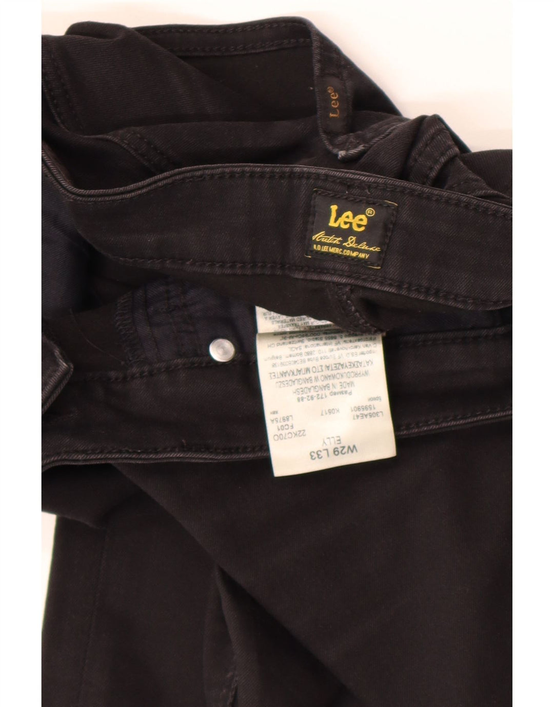 Jeans Lee Elly Slim da donna W29 L33 cotone nero