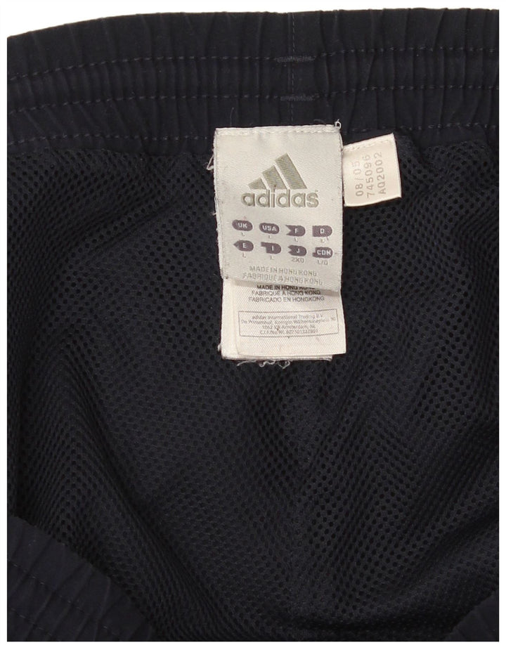 Pantaloni da tuta da uomo Adidas Joggers grandi in poliestere blu navy