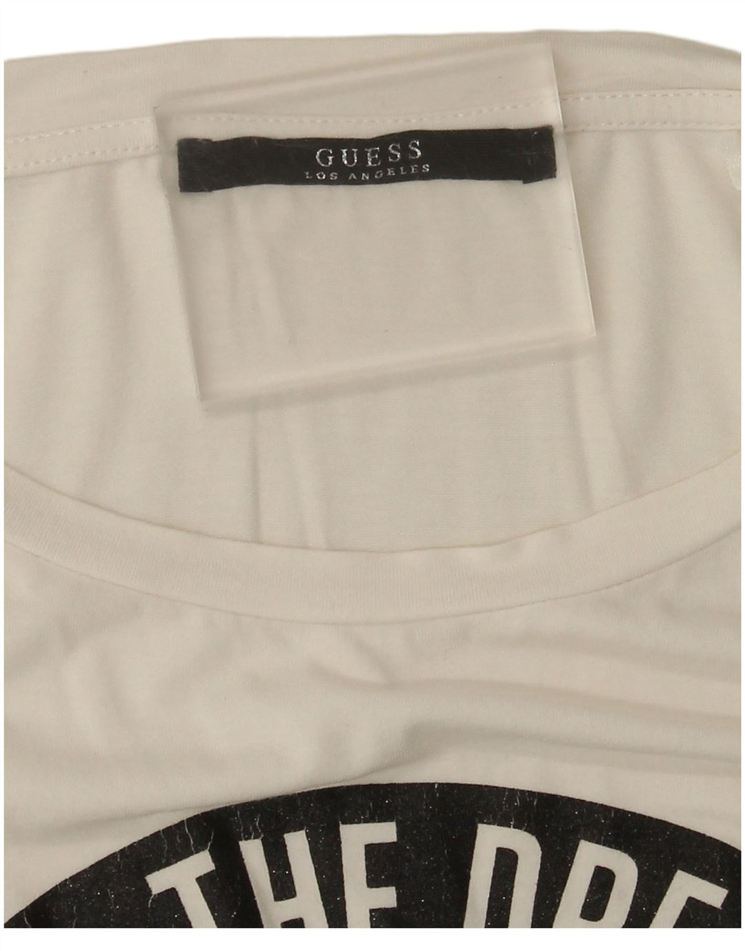 T-shirt grafica da donna Guess Top UK 20 2XL Bianca