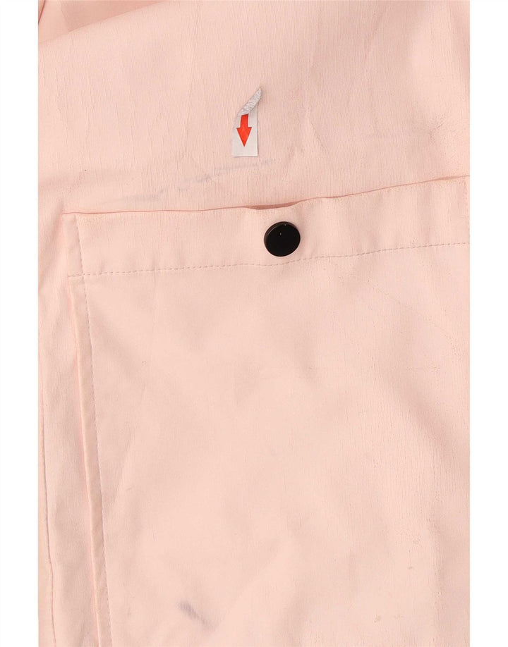 Topshop Giacca antipioggia da donna con vestibilità regolare con cappuccio UK 8 Small Rosa Poliestere