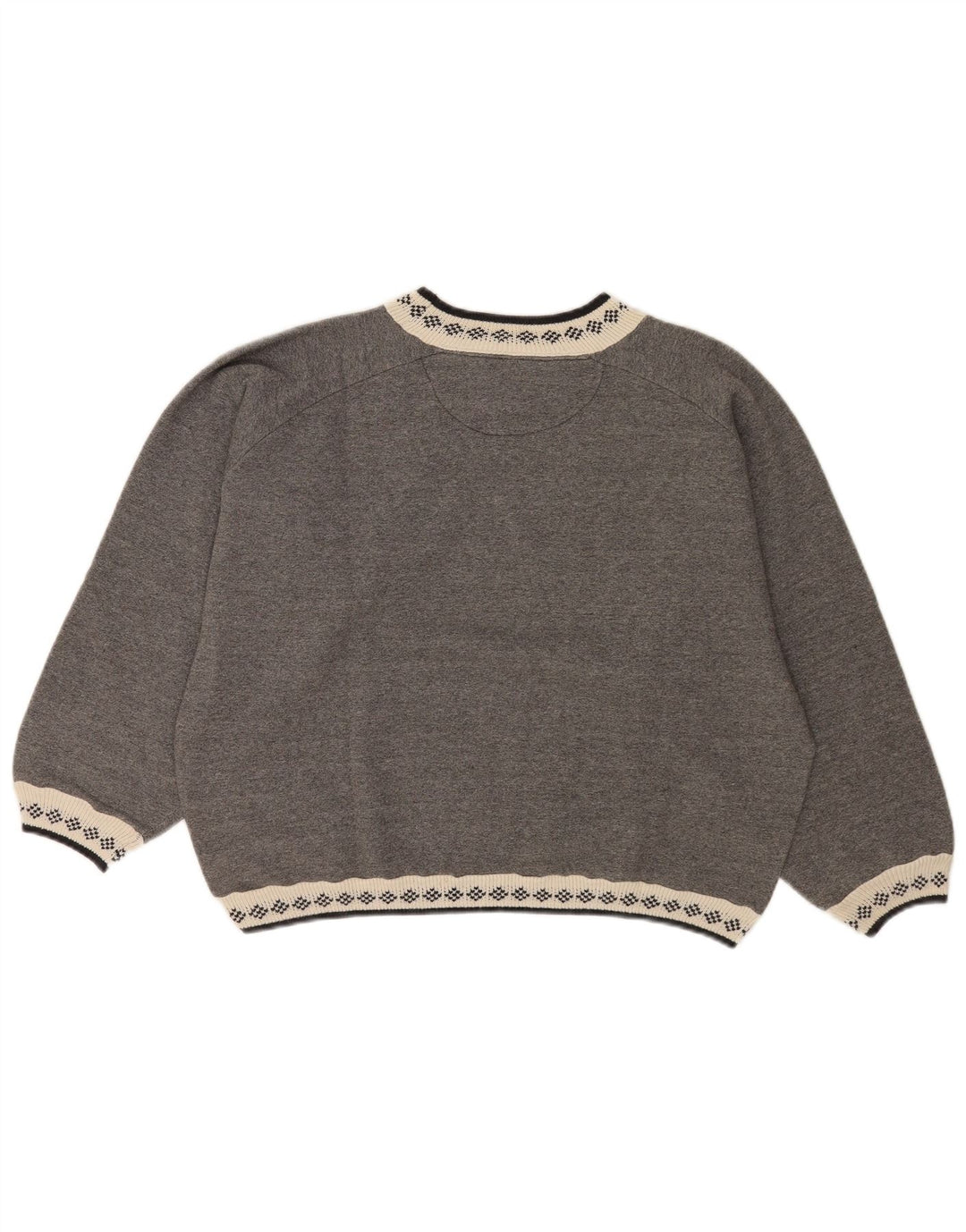 Felpa corta oversize da donna Meeting UK 16 grande grigio