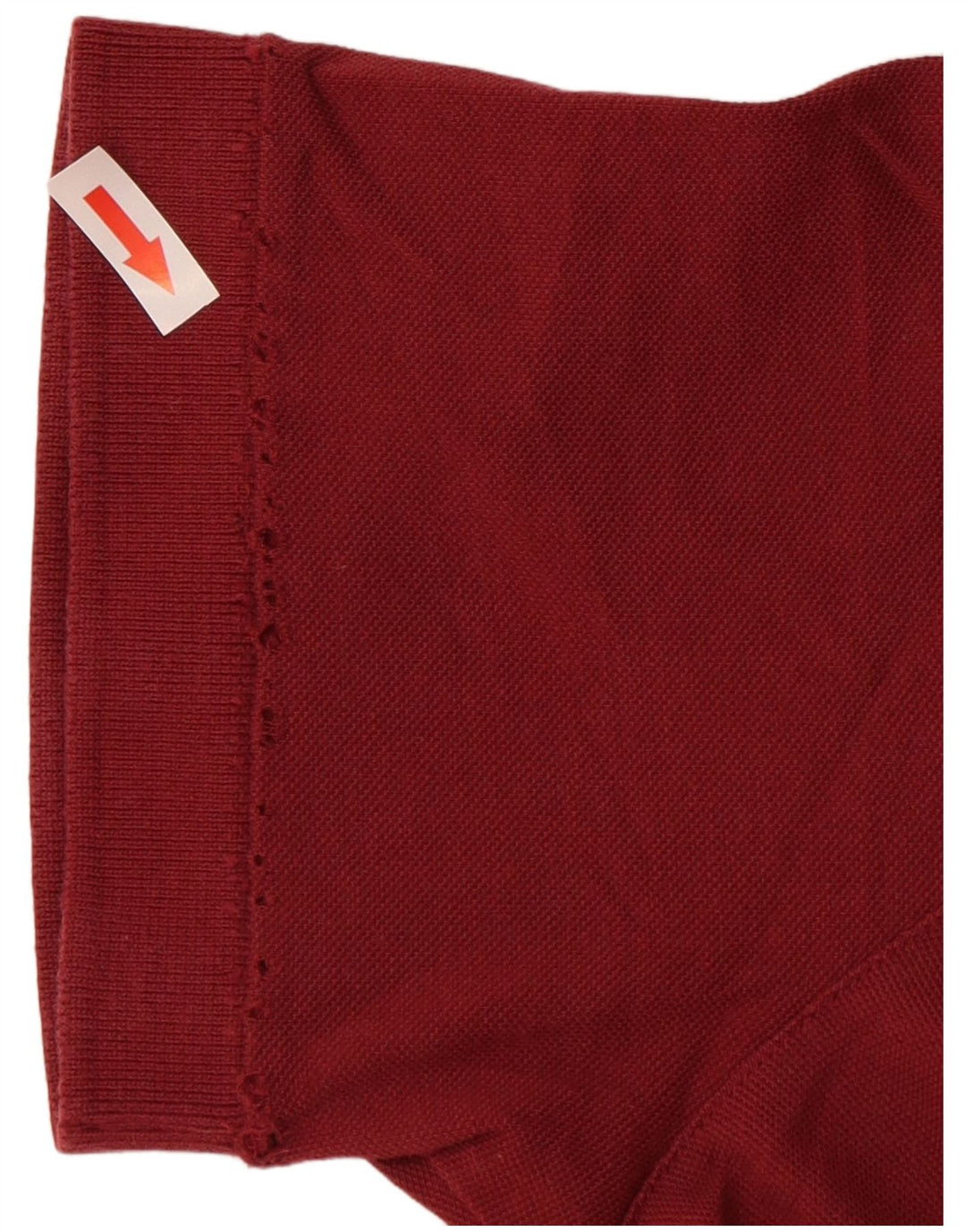 Polo da uomo HUGO BOSS grande in cotone bordeaux