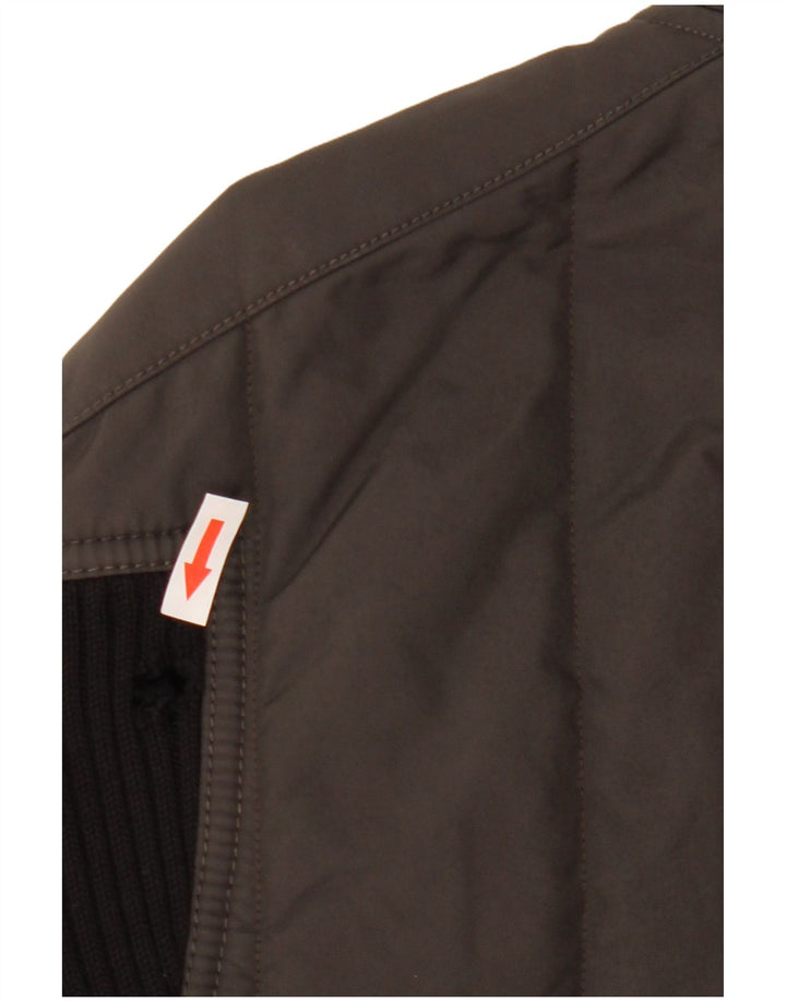 Giubbotto bomber da uomo Refrigiwear UK 40 grande nylon marrone