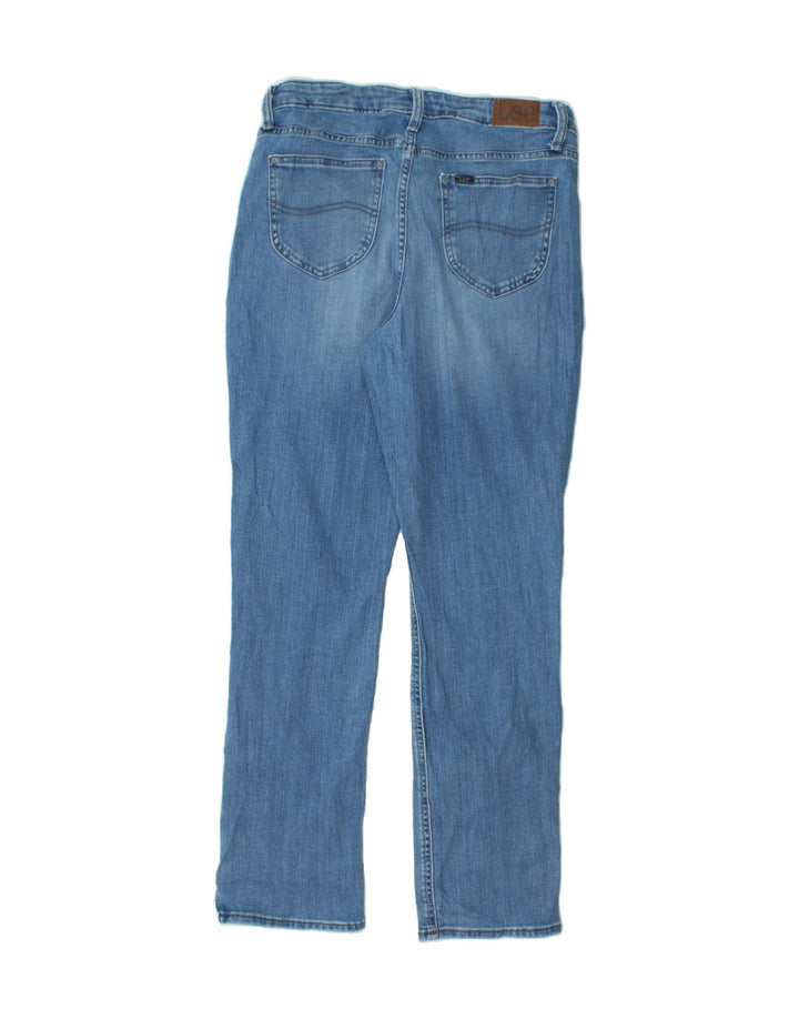 LEE Womens Regular Mid Rise Straight Jeans US 10 Large W30 L30 Blue Cotton Vintage Lee and Second-Hand Lee from Messina Hembry 