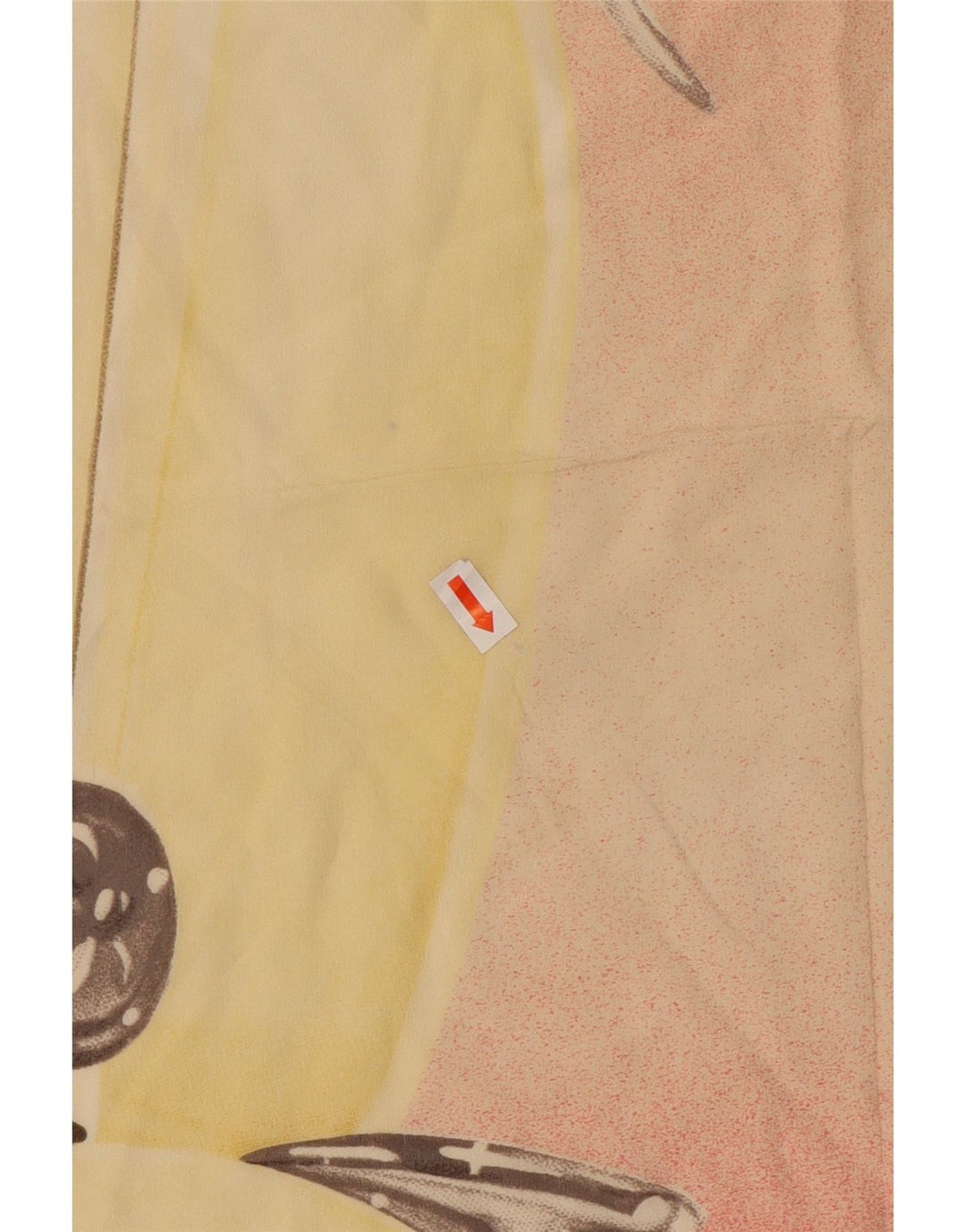 GIANFRANCO FERRE Womens Abstract Pattern Square Scarf One Size L33 Yellow Vintage Gianfranco Ferre and Second-Hand Gianfranco Ferre from Messina Hembry 