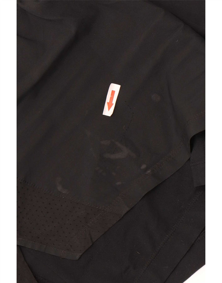 Pantaloncini sportivi Nike da donna Dri Fit UK 14 medio nero poliestere
