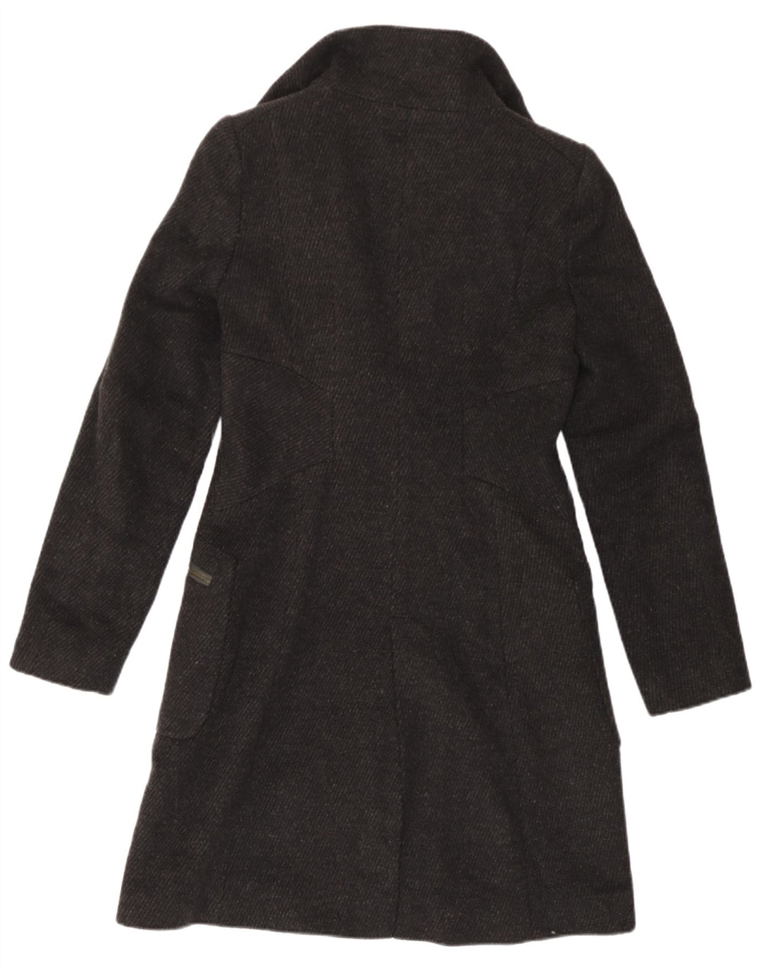 Cappotto Zara Donna UK 10 Small Grigio