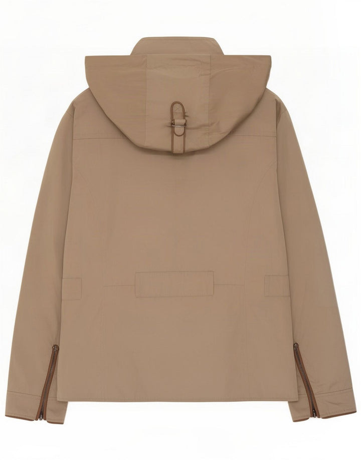 Giacca utilitaria con cappuccio da donna Massimo Dutti UK 18 XL Beige