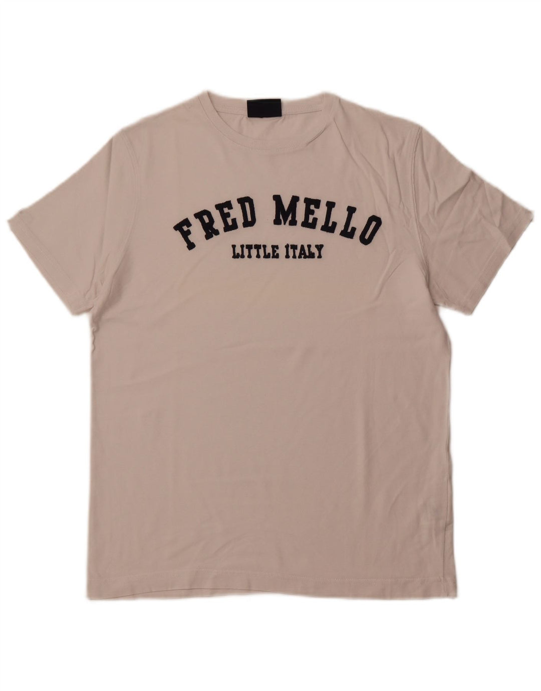 FRED MELLO T-shirt grafica da uomo grande in cotone bianco