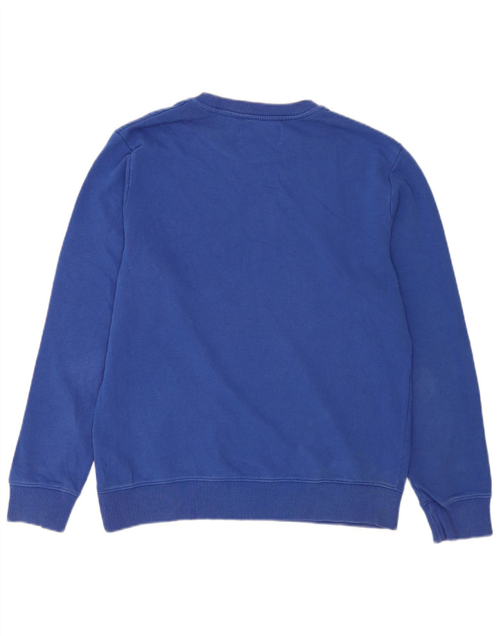 Calvin Klein Jeans Felpa grafica da uomo Maglione in cotone blu medio