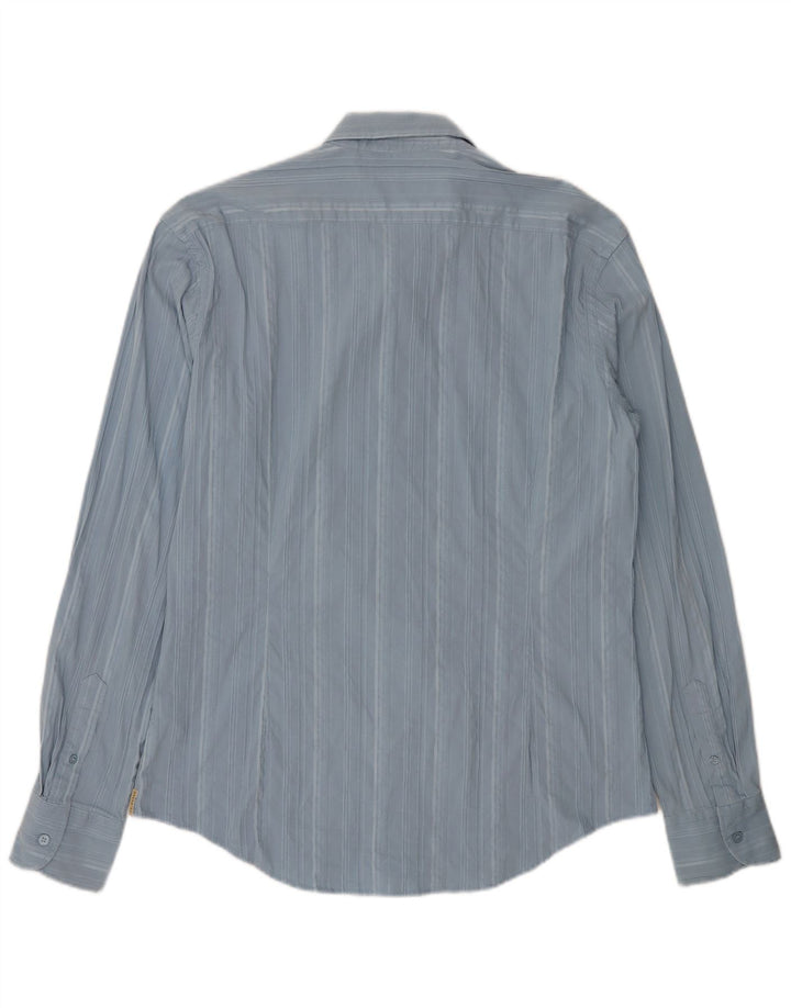 Camicia da uomo TED BAKER taglia 6 2XL cotone a righe blu