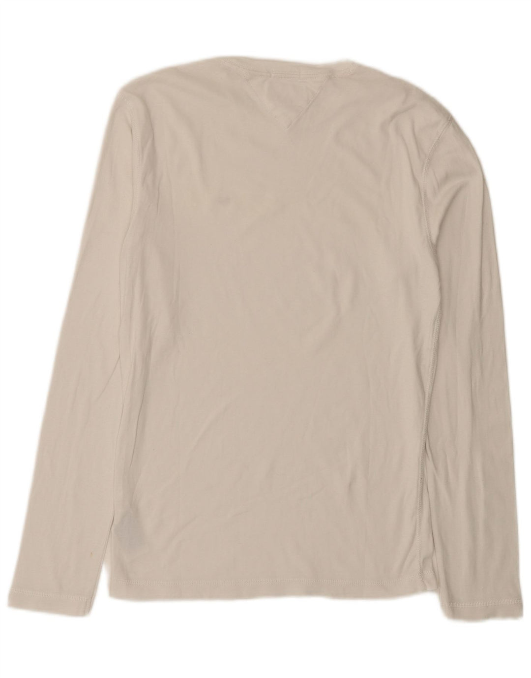 Tommy Hilfiger Uomo Slim Fit Top manica lunga cotone bianco medio