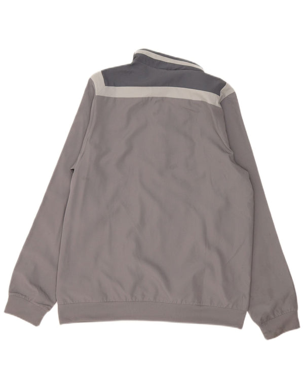 Giacca da tuta Adidas Climalite da ragazzo, 13-14 anni, colore grigio