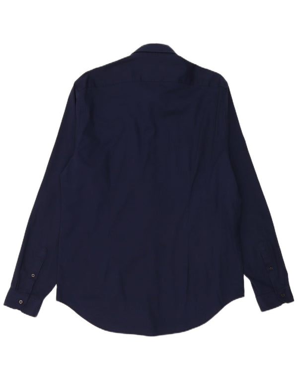 Camicia Zara da uomo slim fit XL blu navy