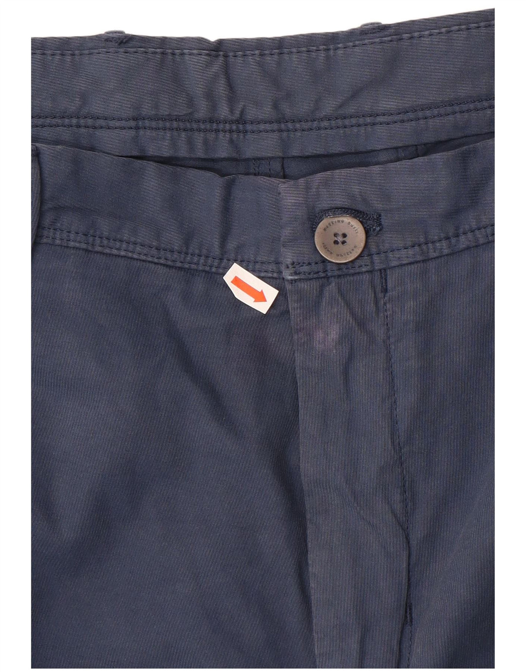 MASSIMO DUTTI Pantaloni chino affusolati da uomo EU 48 XL W38 L30 Blu navy