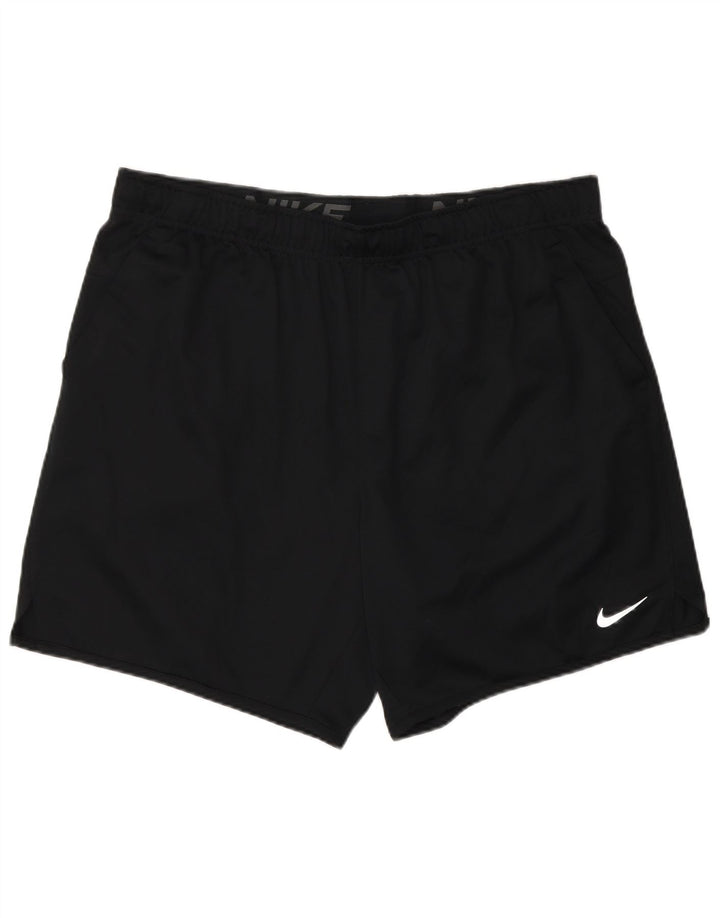 Pantaloncini sportivi Nike Dri Fit da uomo XL in poliestere nero