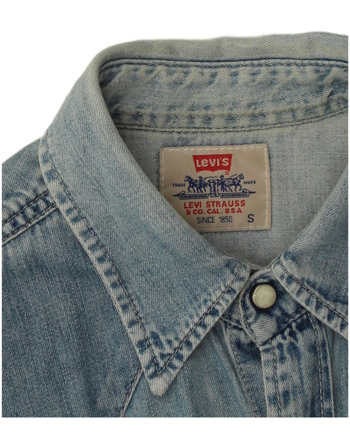 Camicia di jeans da uomo Levi's piccola in cotone blu