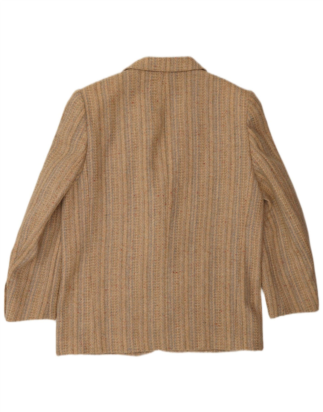 FENDI Giacca Blazer da Donna a 2 Bottoni IT 44 Classica a Righe Beige Medio