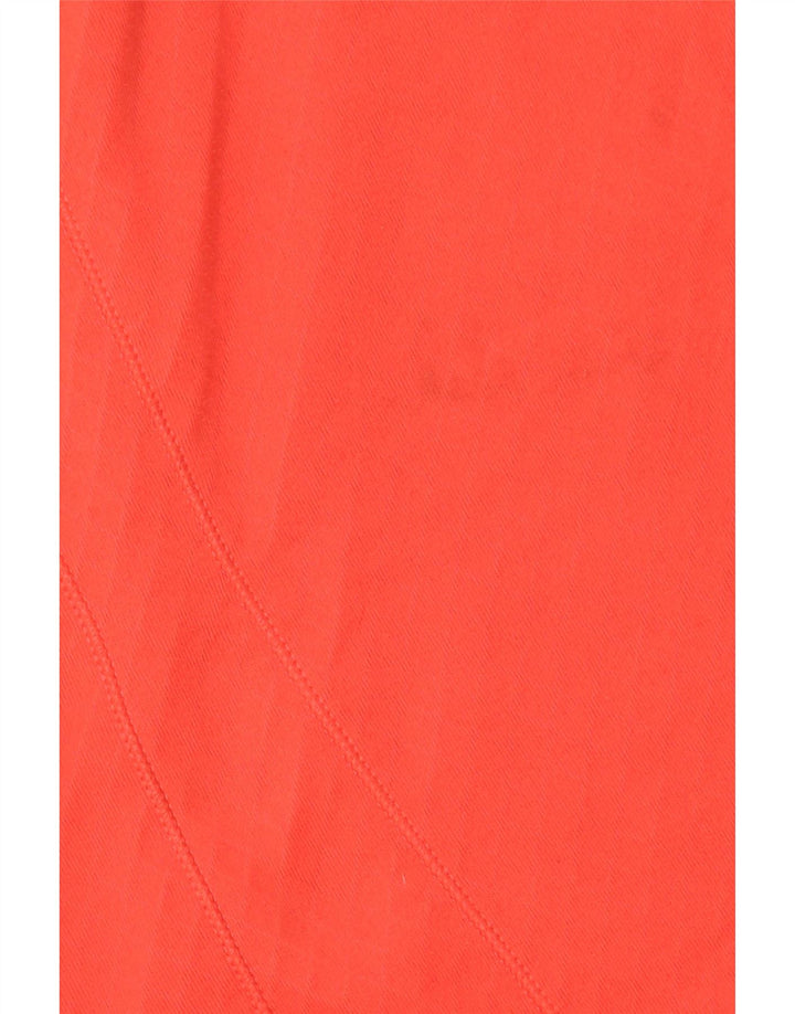 Felpa con cappuccio da donna Adidas UK 14 poliestere rosso medio