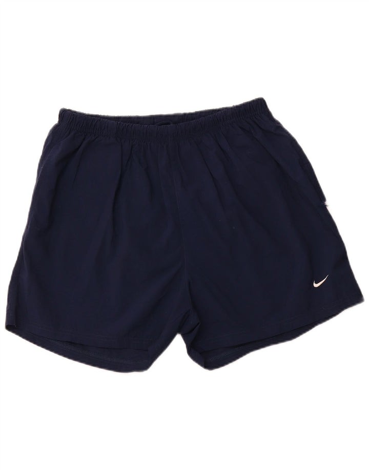 Pantaloncini sportivi da uomo NIKE Large blu navy in poliestere