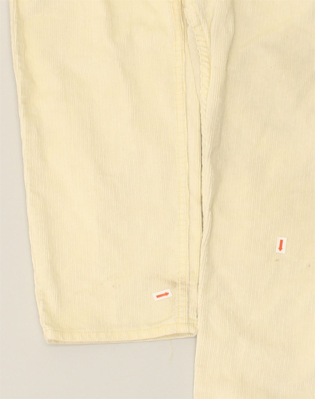 RIFLE Womens Slim Corduroy Trousers W32 L34 Yellow Cotton | Vintage Rifle | Thrift | Second-Hand Rifle | Used Clothing | Messina Hembry 