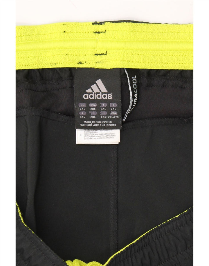 ADIDAS Mens Climacool Sport Shorts 2XL  Black Polyester Vintage Adidas and Second-Hand Adidas from Messina Hembry 