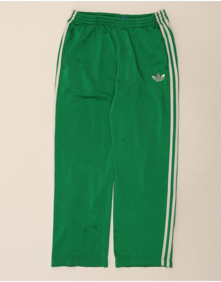 Pantaloni da tuta da uomo Adidas Large in poliestere verde