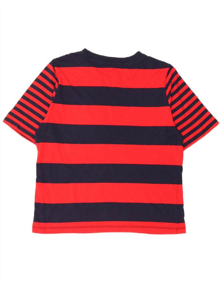 T-shirt uomo BENETTON Top in cotone a righe medie blu navy