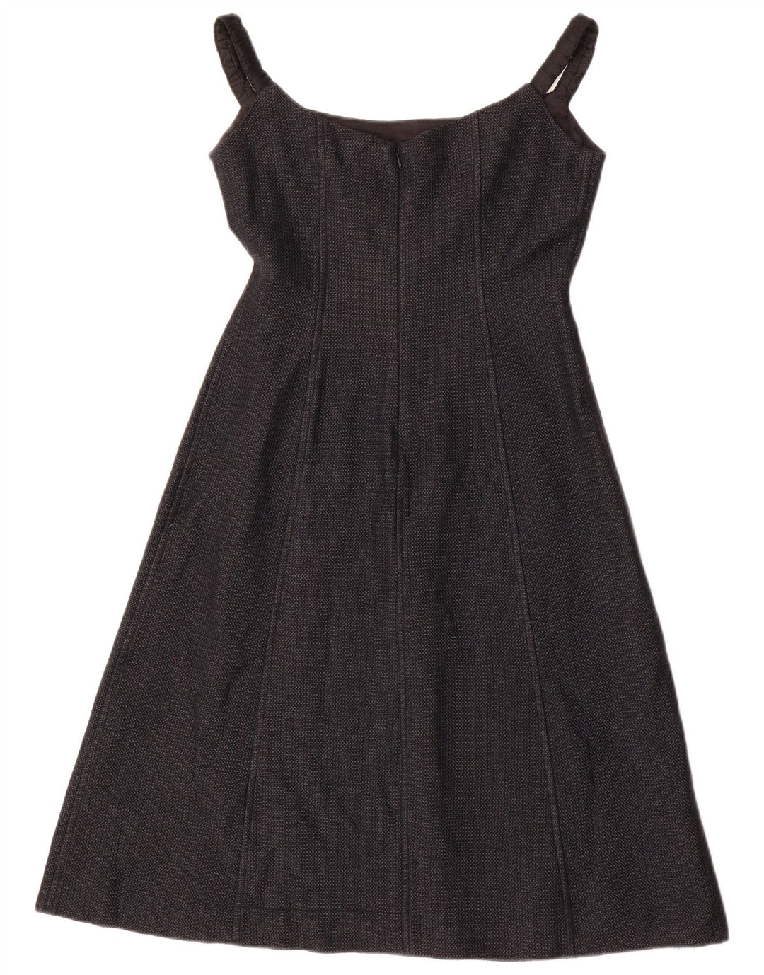 Abito a trapezio senza maniche da donna Adolfo Dominguez EU 38 Acetato grigio medio