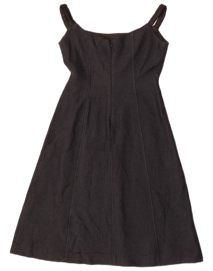 Abito a trapezio senza maniche da donna Adolfo Dominguez EU 38 Acetato grigio medio