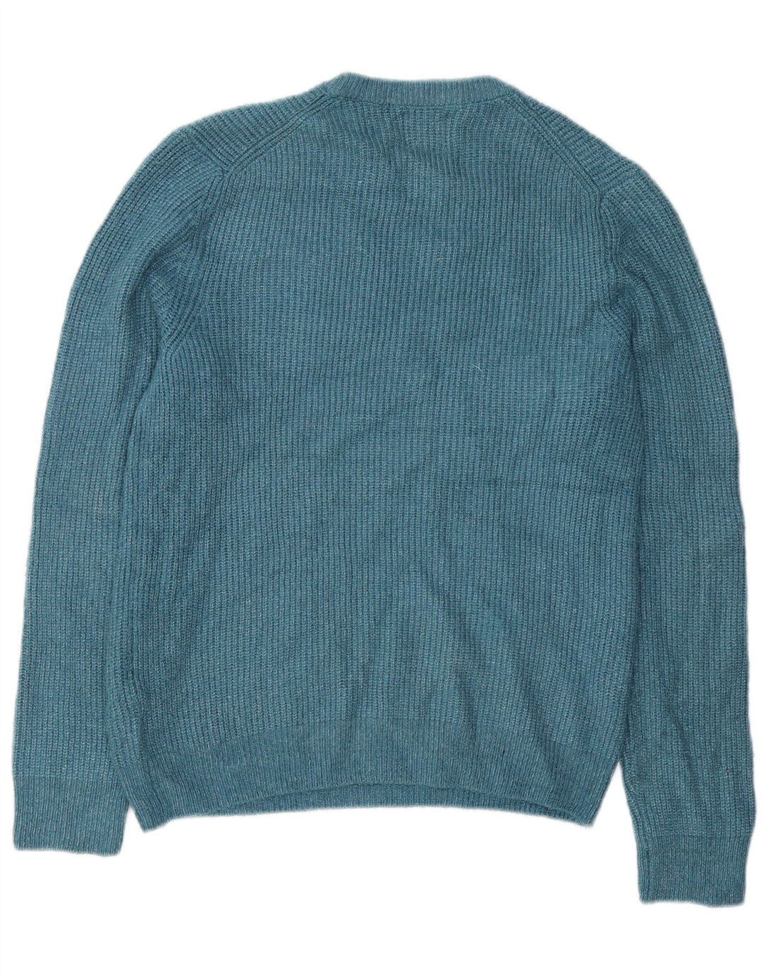 Maglione maglione girocollo da uomo Marks & Spencer blu medio in poliammide