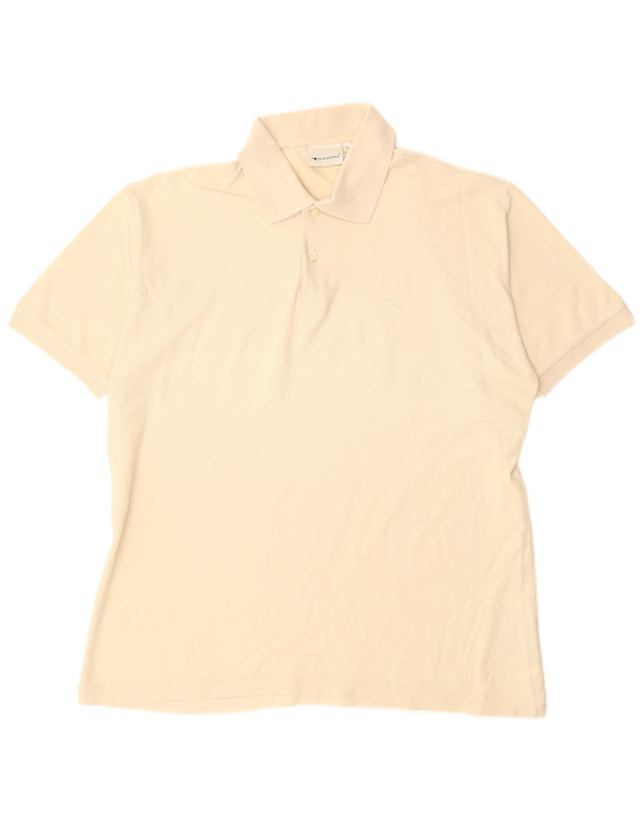 Polo DIADORA Uomo IT 52 Large Beige Cotone