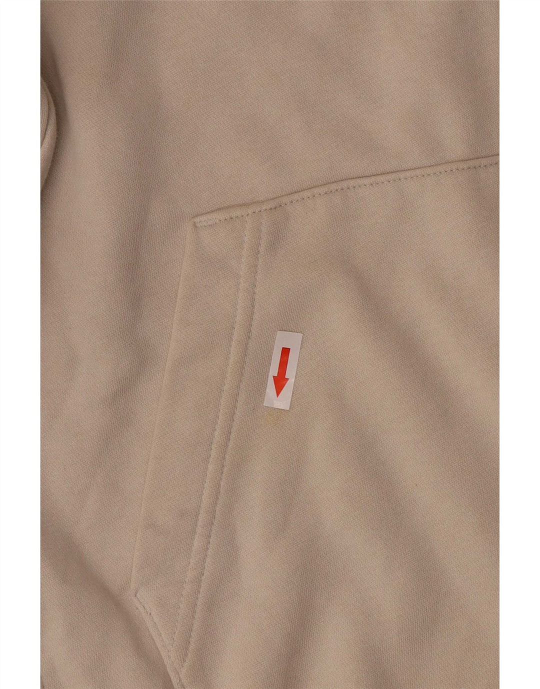 Felpa con cappuccio da uomo Nike Small in cotone beige