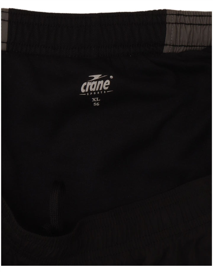 Pantaloncini sportivi da uomo Crane XL Black Colourblock