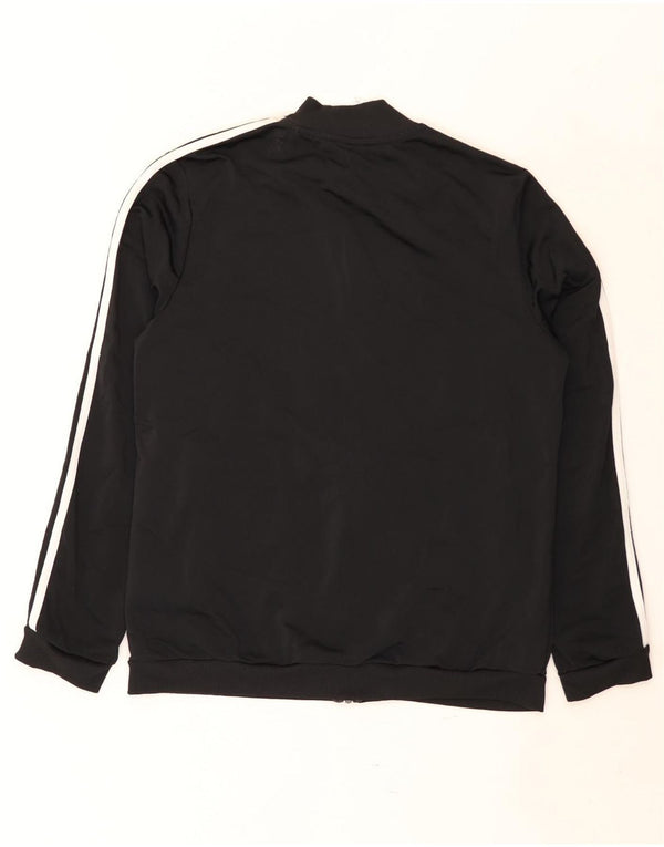 Giacca da tuta da donna Adidas UK 16/18 Large Nero Poliestere