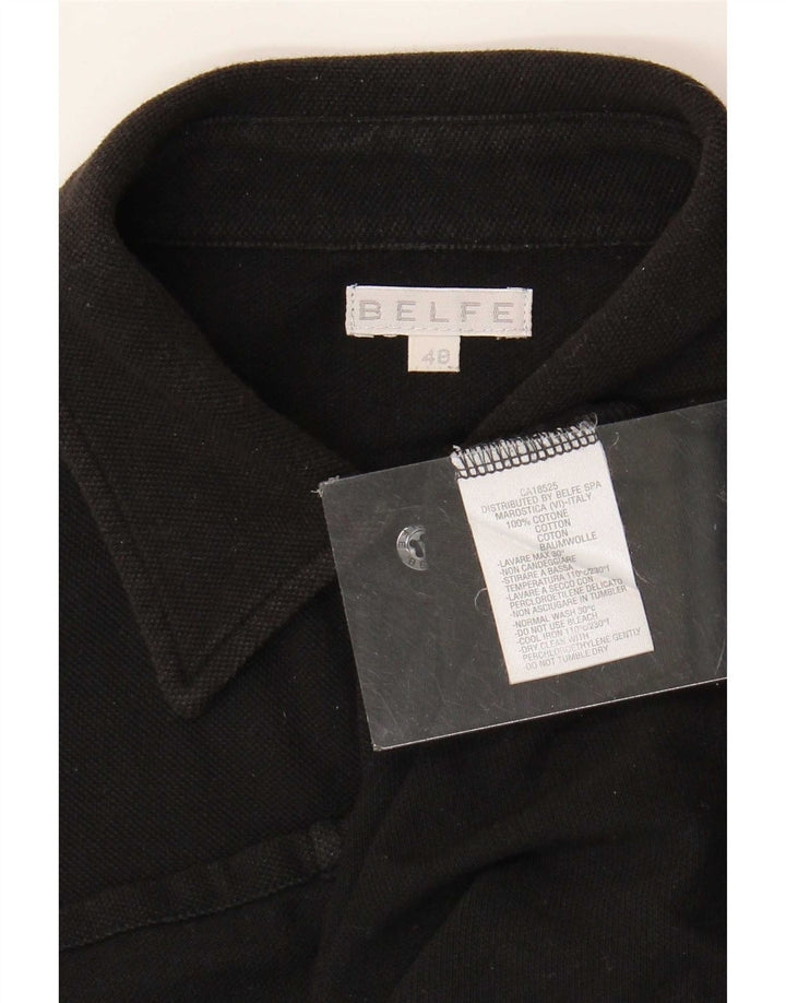 Camicia Donna Manica Corta Belfe IT 48 XL Cotone Nero