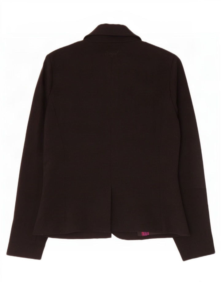 Giacca blazer da donna a 1 bottone Desigual EU 40 poliestere floreale nero medio