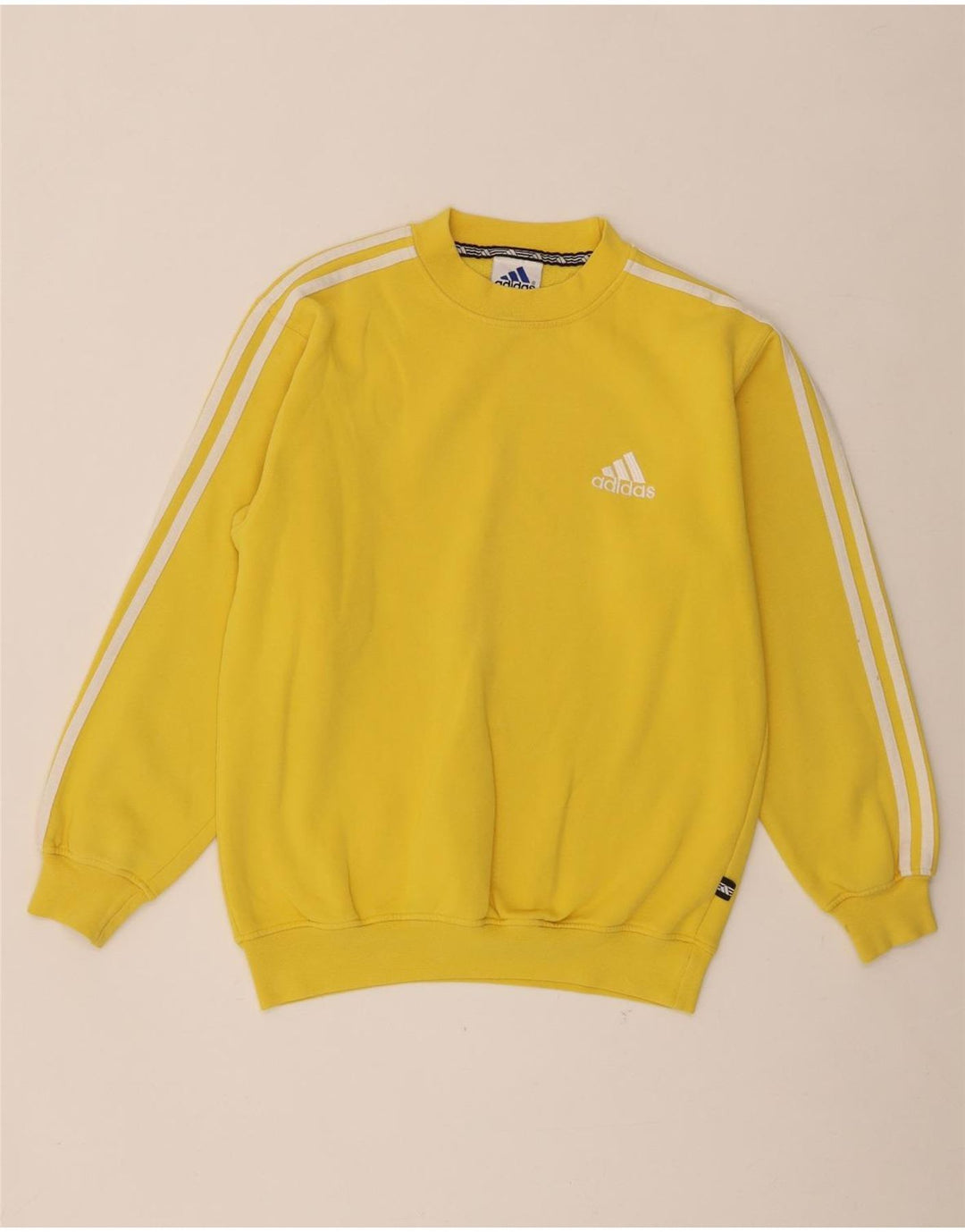 Felpa Adidas Ragazzo Maglione 13-14 Anni Cotone Giallo