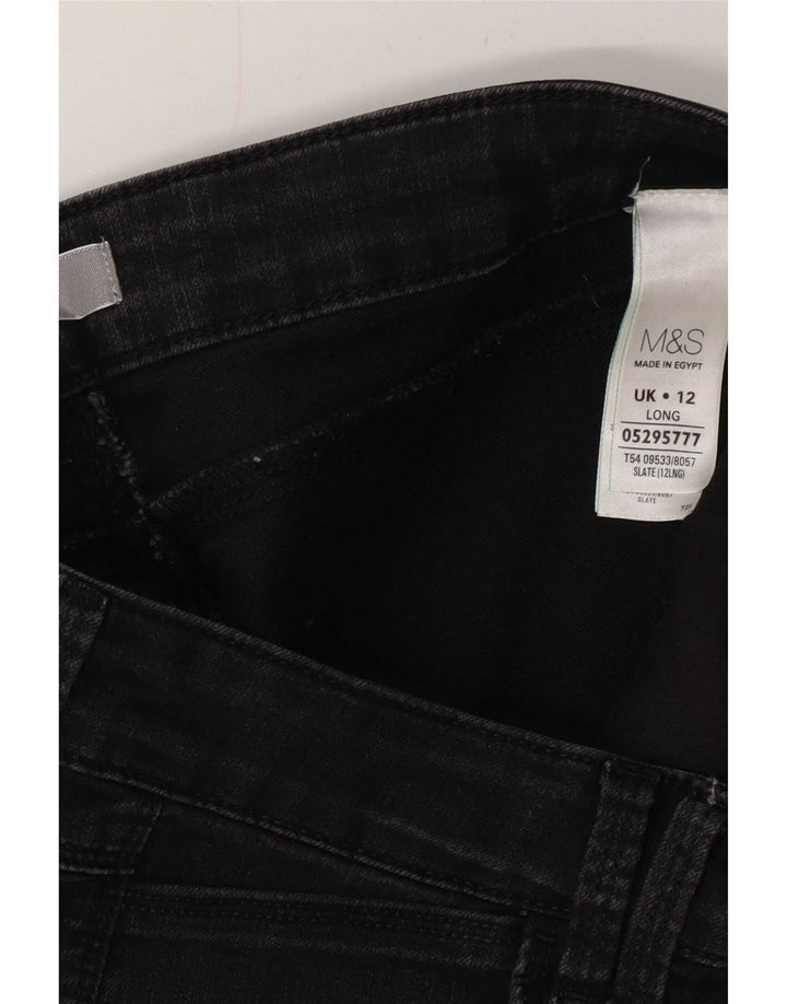 Pantaloncini di jeans da donna Marks & Spencer UK 12 Medium W30 Cotone grigio