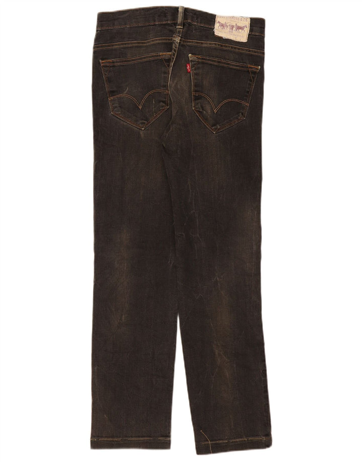 Jeans Levi's 519 Slim da donna W32 L28 cotone nero