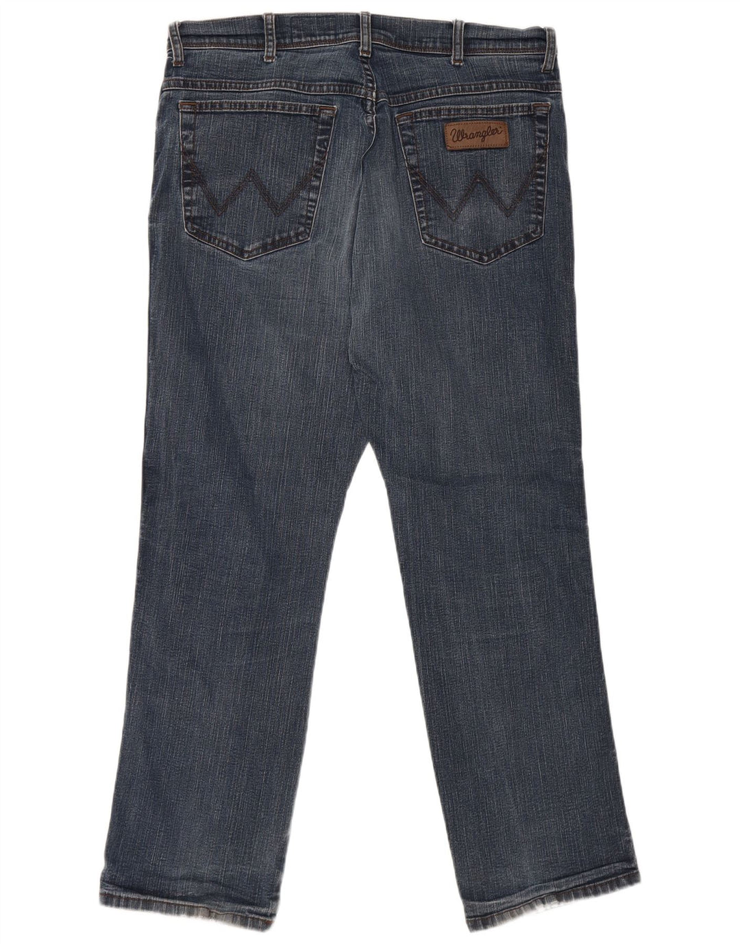 Jeans dritti da uomo Texas WRANGLER W34 L30 cotone blu