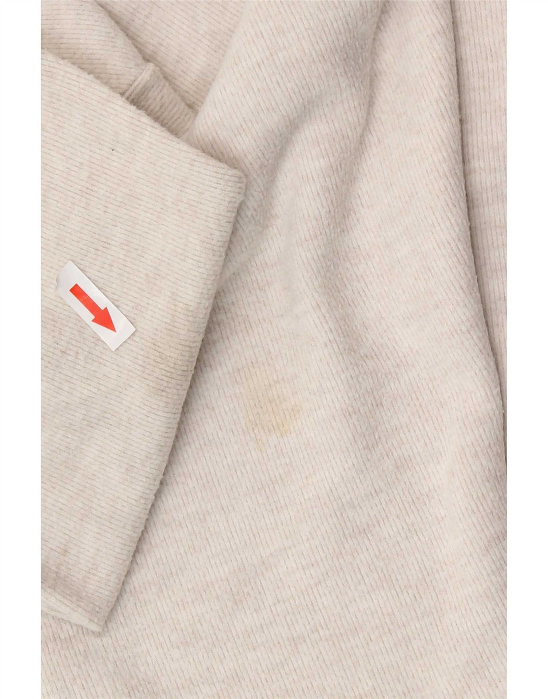 Top oversize da donna Zara a maniche lunghe UK 16 grande bianco sporco