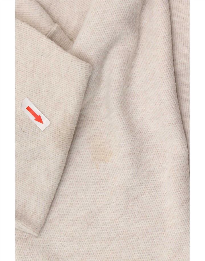Top oversize da donna Zara a maniche lunghe UK 16 grande bianco sporco
